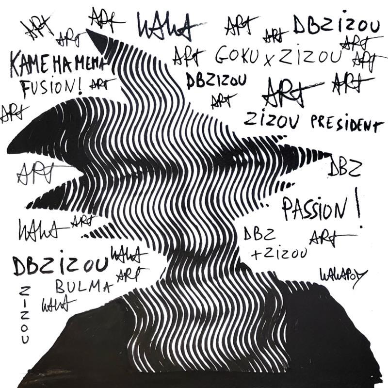 Peinture Dbzizou par Wawapod | Tableau Pop-art Icones Pop Acrylique Posca