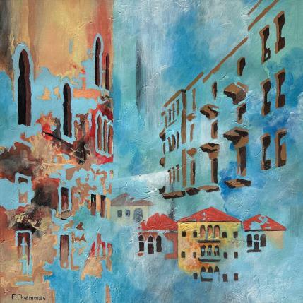Painting Lebanon Houses # 4 by Chammas Fady | Painting Figurative