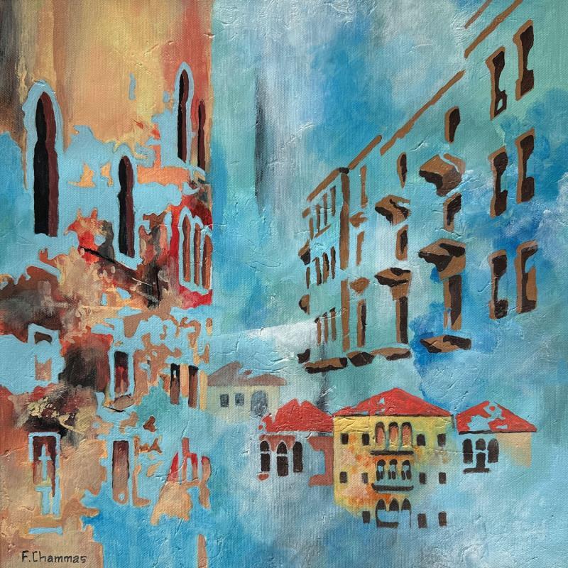 Peinture Lebanon Houses # 4 par Chammas Fady | Tableau Figuratif