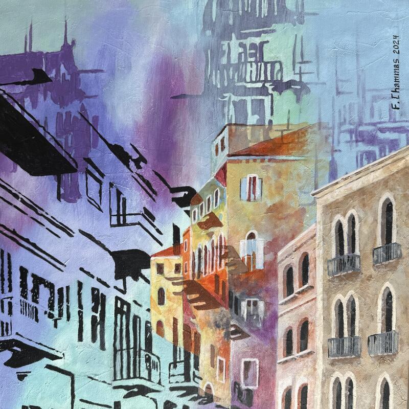 Painting Lebanon Houses # 13 by Chammas Fady | Painting Figurative