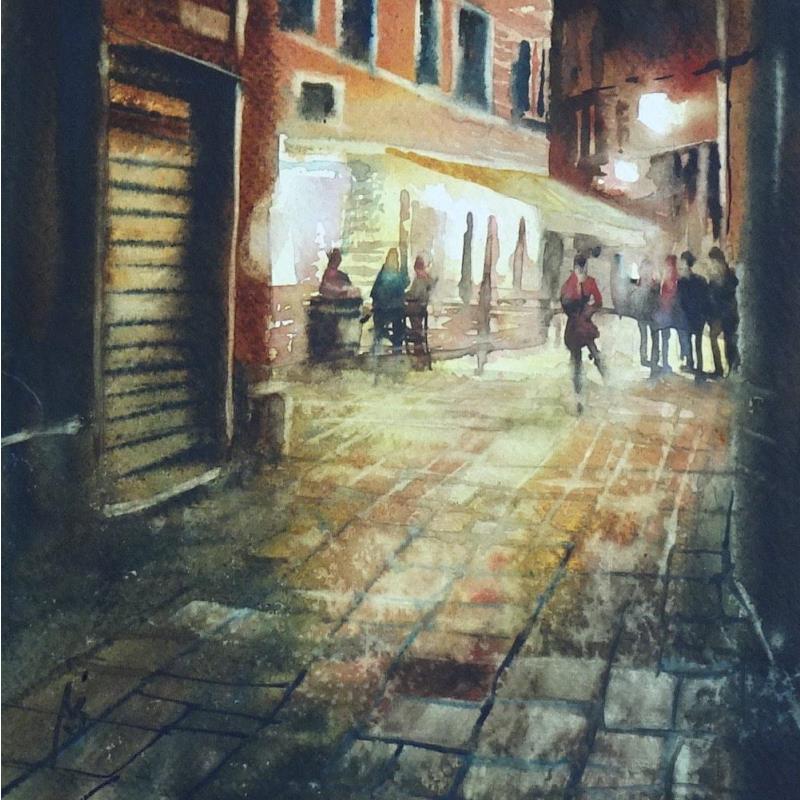 Painting La Cave Armaldi by Abbatucci Violaine | Painting Figurative Watercolor