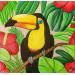 Painting Bébé Toucan by Geiry | Painting Subject matter