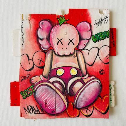 Gemälde BEST von Molla Nathalie  | Gemälde Pop-Art Acryl, Holz, Posca Pop-Ikonen