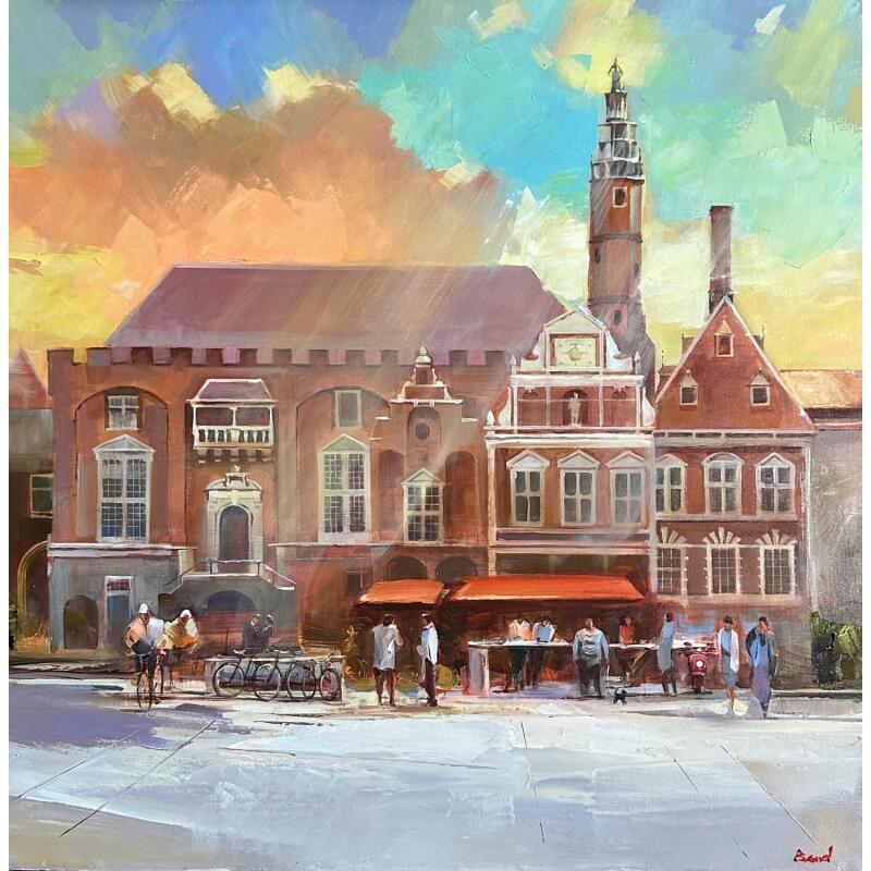 Painting Philosophy of summer by Bond Tetiana | Painting Figurative Oil