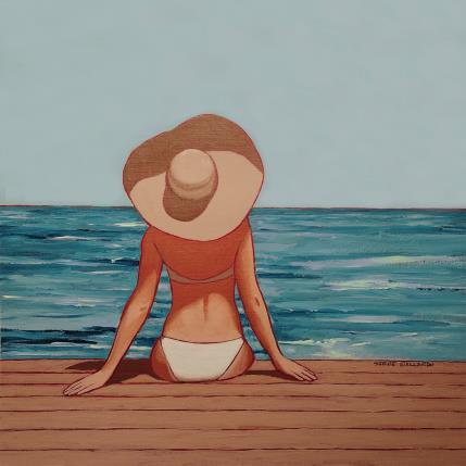 Peinture Pénélope songe... par Gallardo Serge | Tableau Figuratif Acrylique Scènes de vie