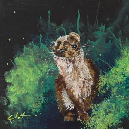 Peinture Molly par CLOT | Tableau Figuratif Acrylique Animaux
