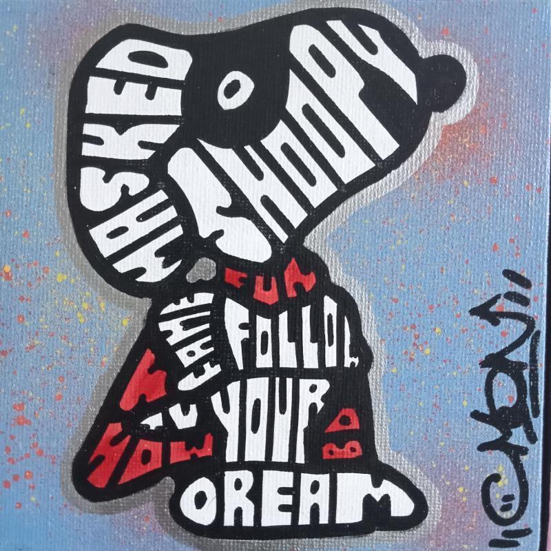Gemälde Super snoopy von Cmon | Gemälde Pop-Art Pop-Ikonen