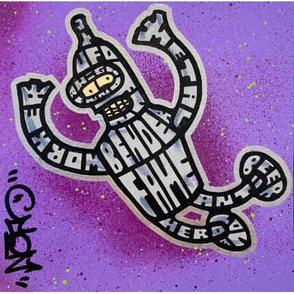 Peinture Galaxy Bender par Cmon | Tableau Pop-art Icones Pop