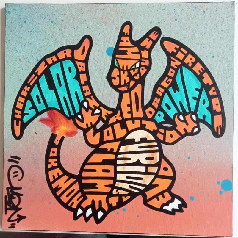 Peinture Dracofeu par Cmon | Tableau Pop-art Icones Pop