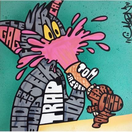 Painting Tom & Jerry Ice Cream Trap  by Cmon | Painting Pop-art Pop icons