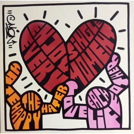 Peinture K.H Tribute Enjoy Life par Cmon | Tableau Pop-art Icones Pop