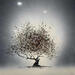 Painting Old tree by Rey Julien | Painting Figurative Gold leaf