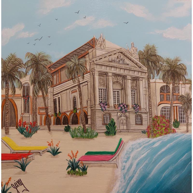 Peinture Tropical Dijon par Geiry | Tableau Matiérisme