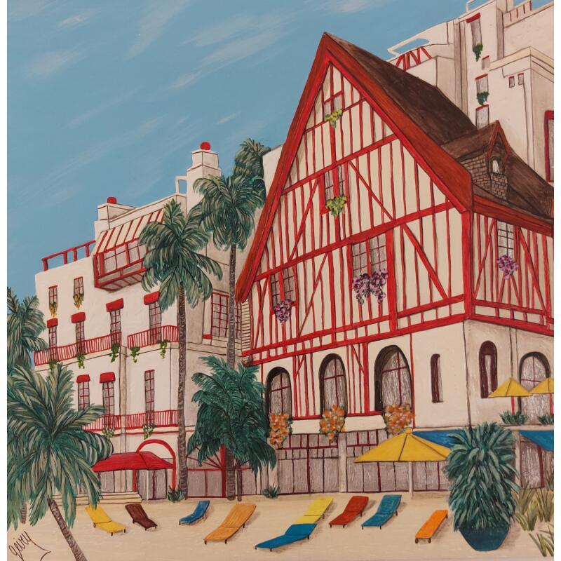 Painting Dijon Plage by Geiry | Painting Subject matter