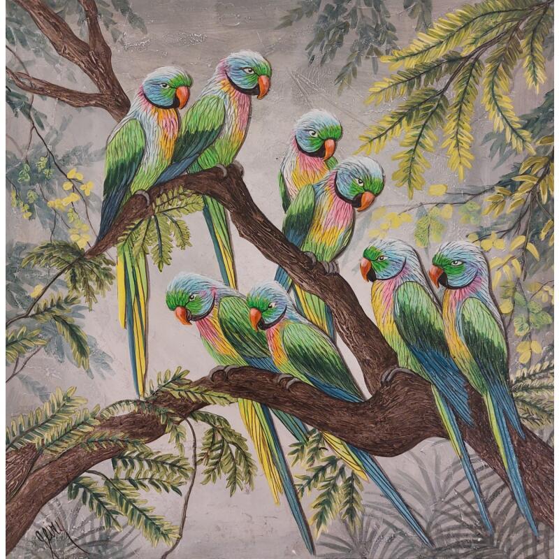 Painting Conseil de Famille by Geiry | Painting Subject matter