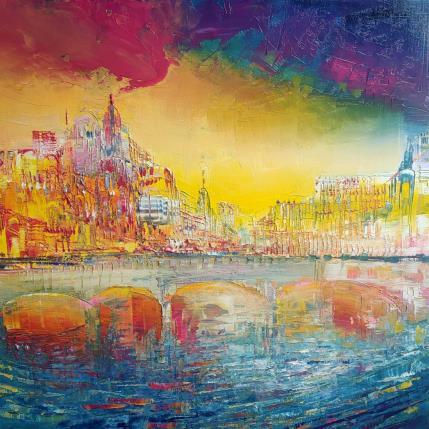 Peinture Les ponts féériques par Levesque Emmanuelle | Tableau  Huile