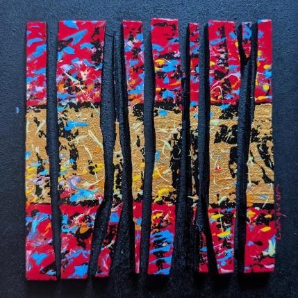 Painting Bc10 touche rouge or bleu by Langeron Luc | Painting Subject matter Acrylic, Resin, Wood Pop icons