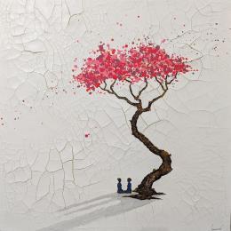 Painting A314 Vent de printemps by Lemonnier  | Painting Subject matter Acrylic, Zinc Landscapes