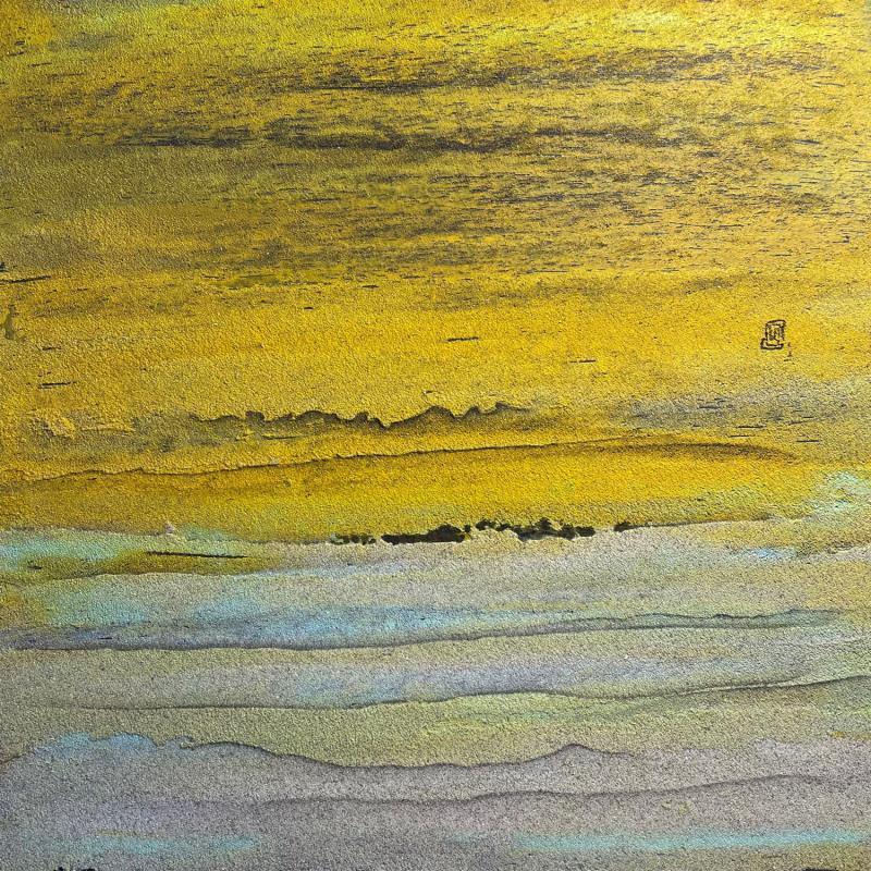 Painting Carré d'Envie 3 by CMalou | Painting Subject matter Minimalist Sand