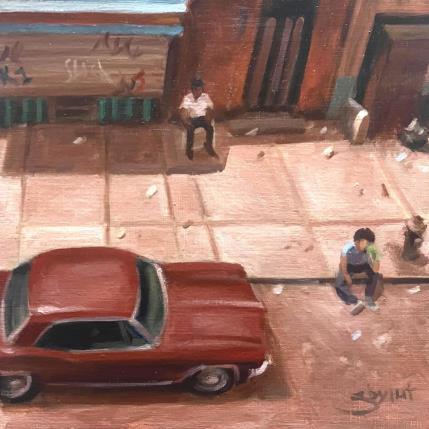 Painting Quelque part à New York by Zbylut Ludovic | Painting Figurative Oil