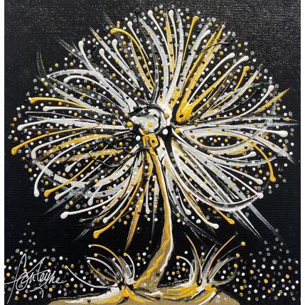 Peinture Angers cette nuit par Fonteyne David | Tableau Figuratif Acrylique