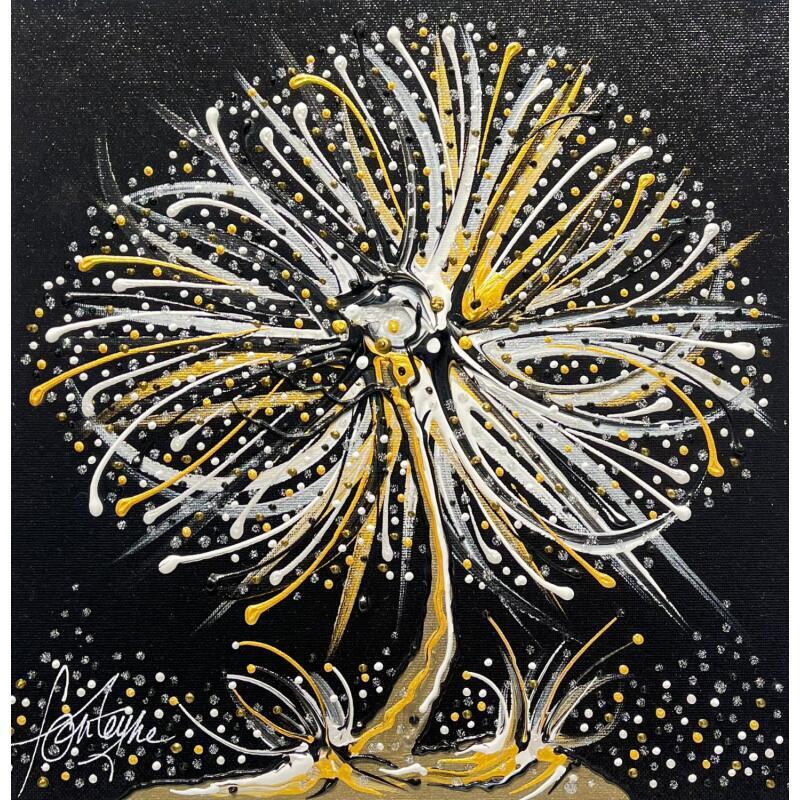 Peinture Angers cette nuit par Fonteyne David | Tableau Figuratif Acrylique