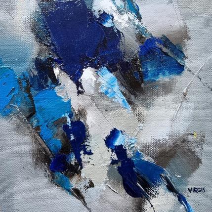 Peinture Beneath the waters of our lives par Virgis | Tableau Abstrait Huile Minimaliste