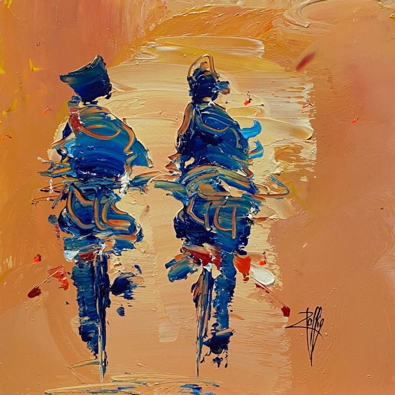 Peinture Toi et Moi par Raffin Christian | Tableau Figuratif Scènes de vie Huile