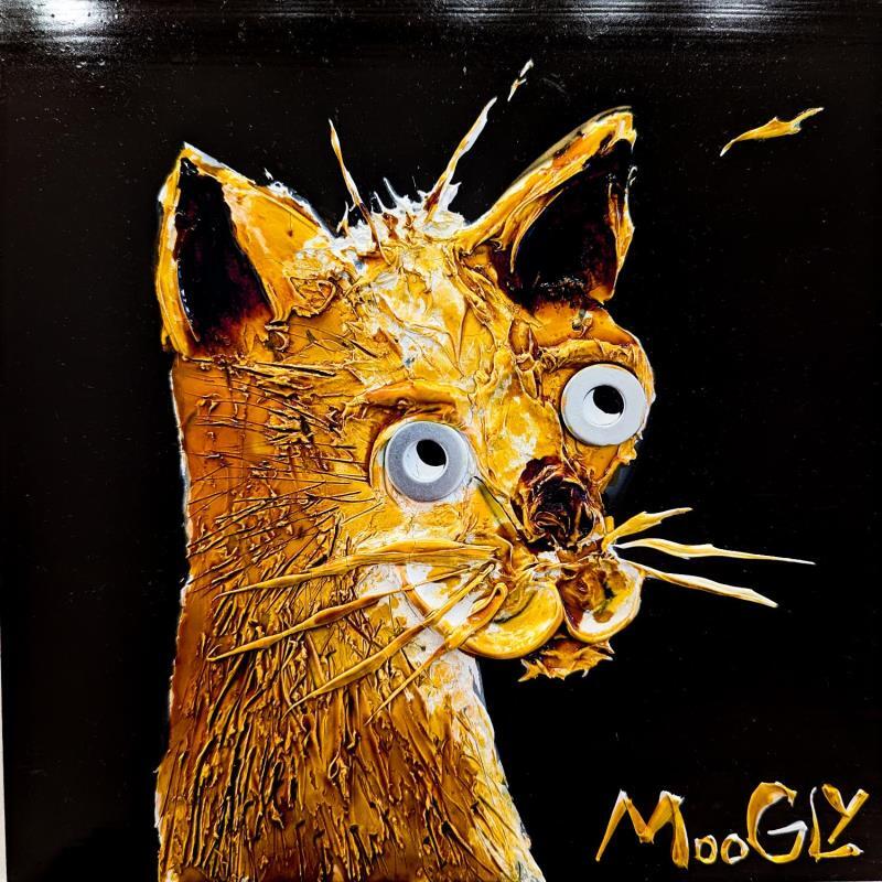Pintura CROQUETTOPHYLUS por Moogly | Pintura Arte bruto Animales Acrílico Resina Pigmentos