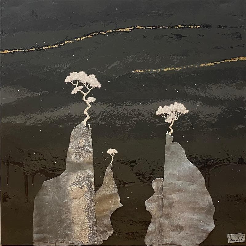 Gemälde 3092 Deux âmes se rencontrant von Lemonnier  | Gemälde Figurativ Landschaften