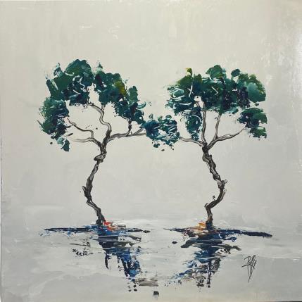 Painting Un peu de Nous by Raffin Christian | Painting Figurative Oil Nature