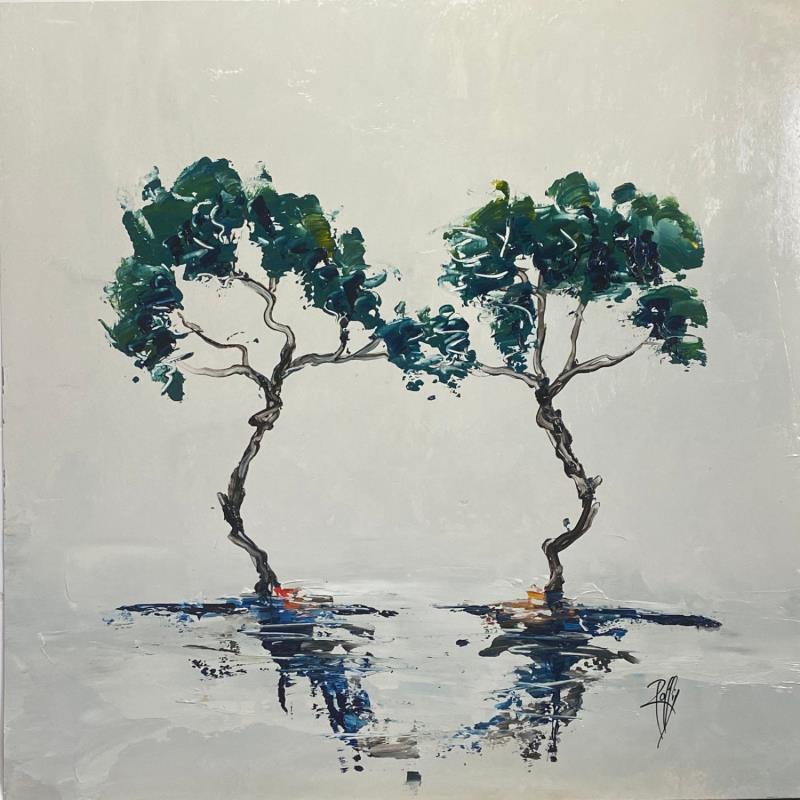 Gemälde Un peu de Nous von Raffin Christian | Gemälde Figurativ Natur Öl