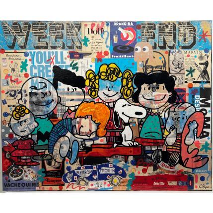 Peinture La Comédie musicale par Kikayou | Tableau Pop-art Acrylique, Collage, Graffiti