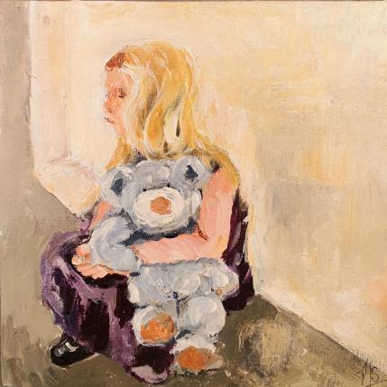 Painting Je boude ! by Soizeau Françoise | Painting Naive art Acrylic Child