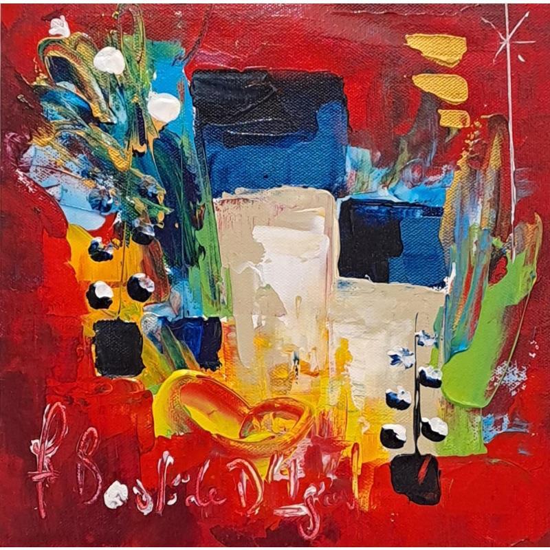 Peinture L'esprit en vacances par Bastide d´Izard Armelle | Tableau Abstrait