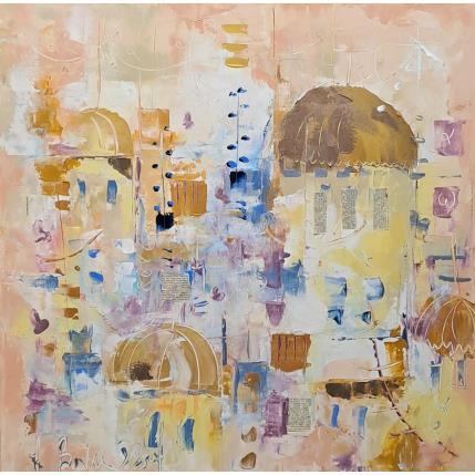 Peinture L'expression de la paix par Bastide d´Izard Armelle | Tableau Abstrait