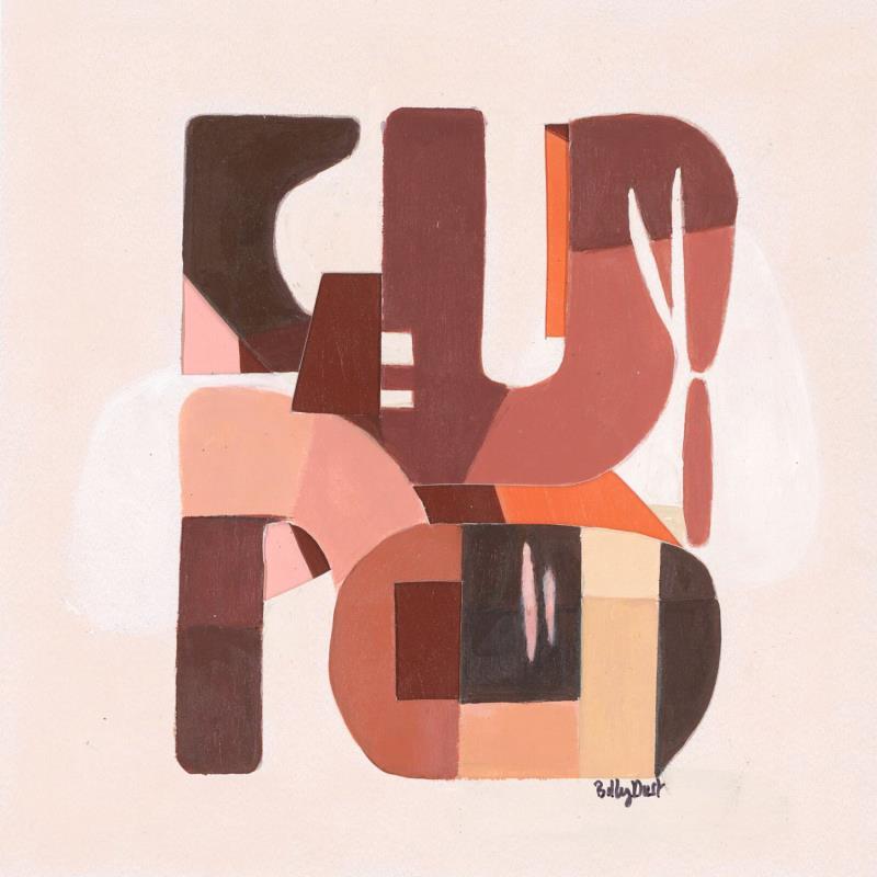 Peinture salty par Billy Dust | Tableau Abstrait Architecture Acrylique