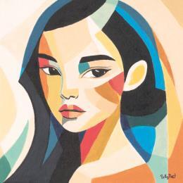 Painting Harvest by Billy Dust | Painting Abstract Acrylic Pop icons, Portrait