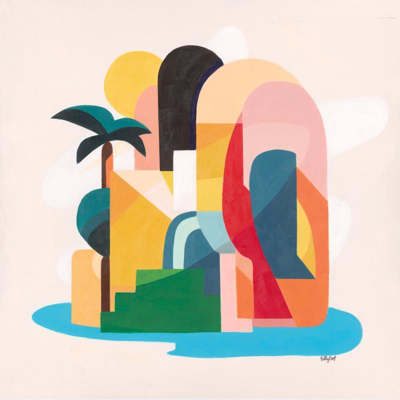 Peinture Spring par Billy Dust | Tableau Abstrait Nature Acrylique