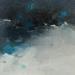 Painting La mer se retire le soir aussi by Dumontier Nathalie | Painting Abstract Minimalist Oil