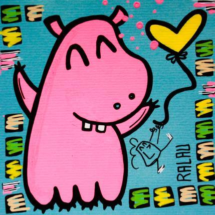 Peinture Have a good day par Ralau | Tableau Art Singulier Acrylique, Posca Animaux