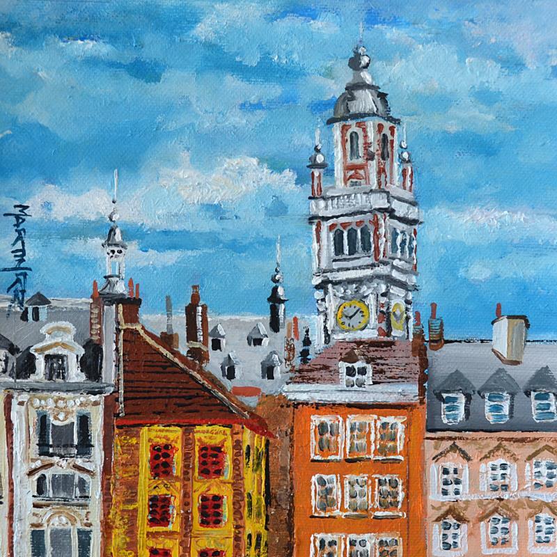 Painting CAMPANAS DEL TIEMPO by Rodriguez Rio Martin | Painting Figurative Urban Oil