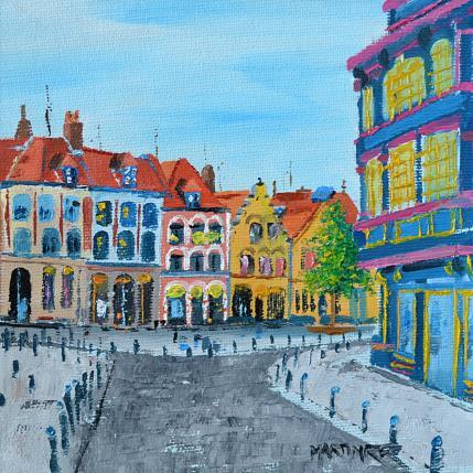 Peinture COLORES SANTOS par Rodriguez Rio Martin | Tableau Figuratif Huile Urbain
