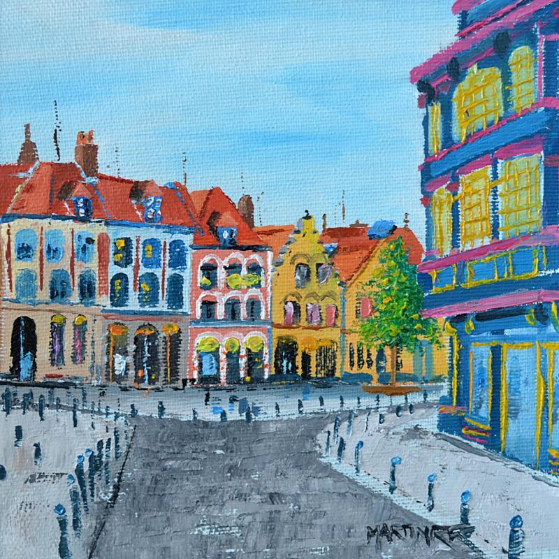 Peinture COLORES SANTOS par Rodriguez Rio Martin | Tableau Figuratif Urbain Huile