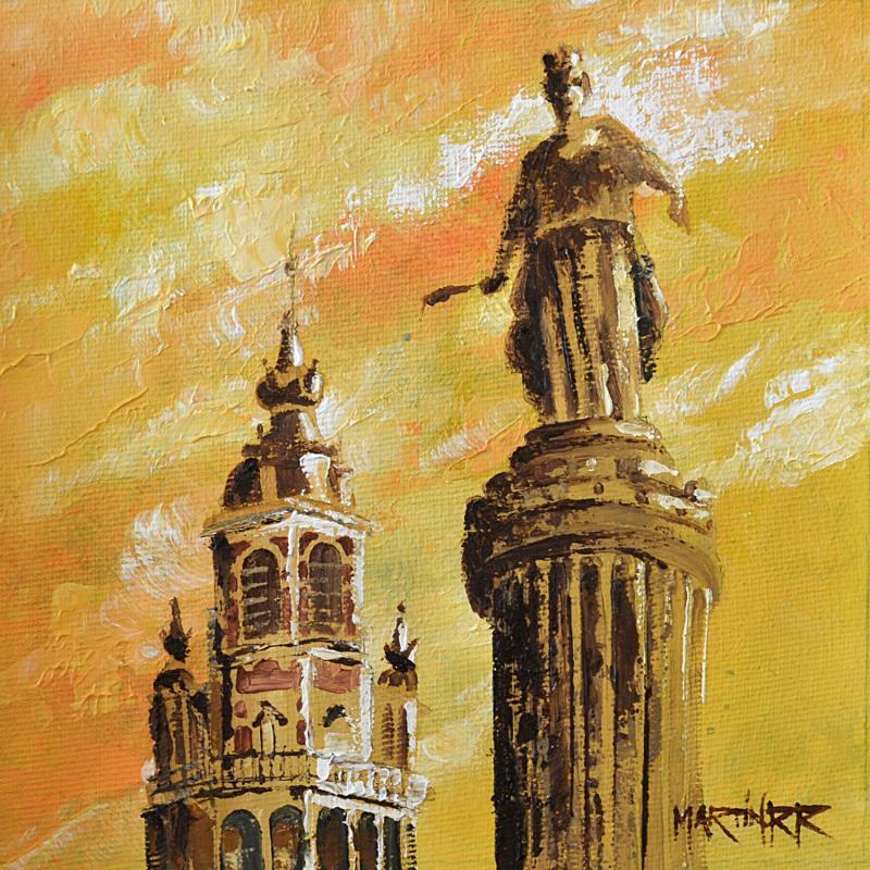 Painting MONUMENTOS by Rodriguez Rio Martin | Painting Figurative Urban Oil
