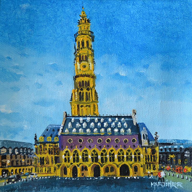 Painting EL HOTEL by Rodriguez Rio Martin | Painting Figurative Urban Oil