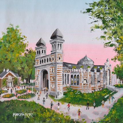 Peinture PALAIS RAMEAU par Rodriguez Rio Martin | Tableau Figuratif Huile Urbain