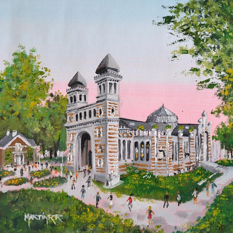 Peinture PALAIS RAMEAU par Rodriguez Rio Martin | Tableau Figuratif Urbain Huile