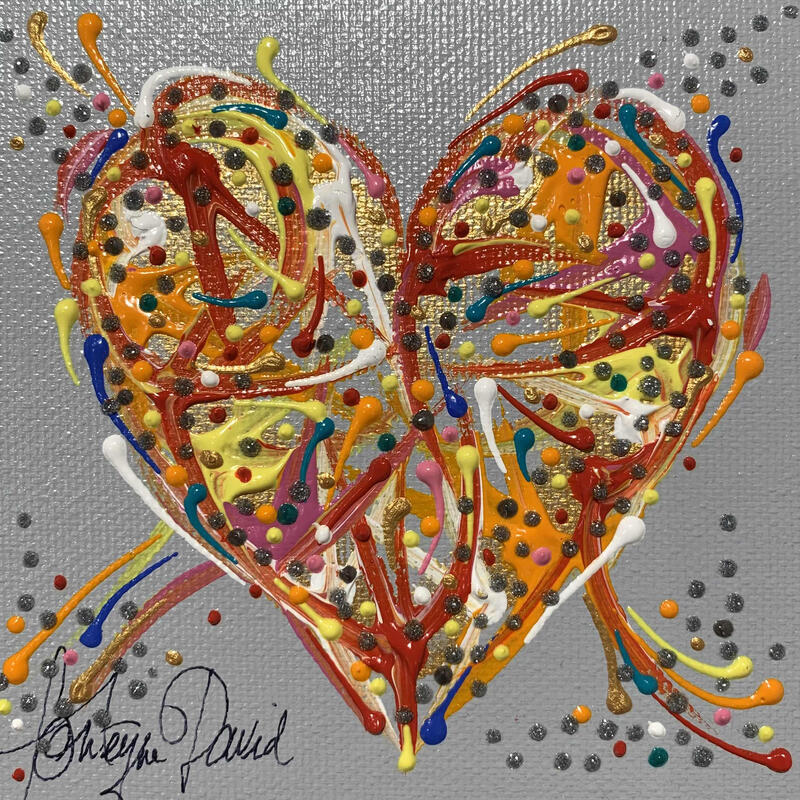 Peinture Ici avec vous par Fonteyne David | Tableau Figuratif Acrylique