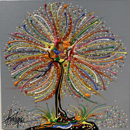 Painting Paix profonde avec toi by Fonteyne David | Painting Figurative Acrylic